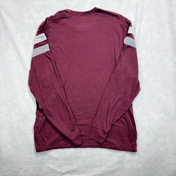 New ‘47 Texas A&M Aggies Mens Long Sleeve Game Day Shirt Mulberry Maroon Sz XXL - Picture 8 of 9